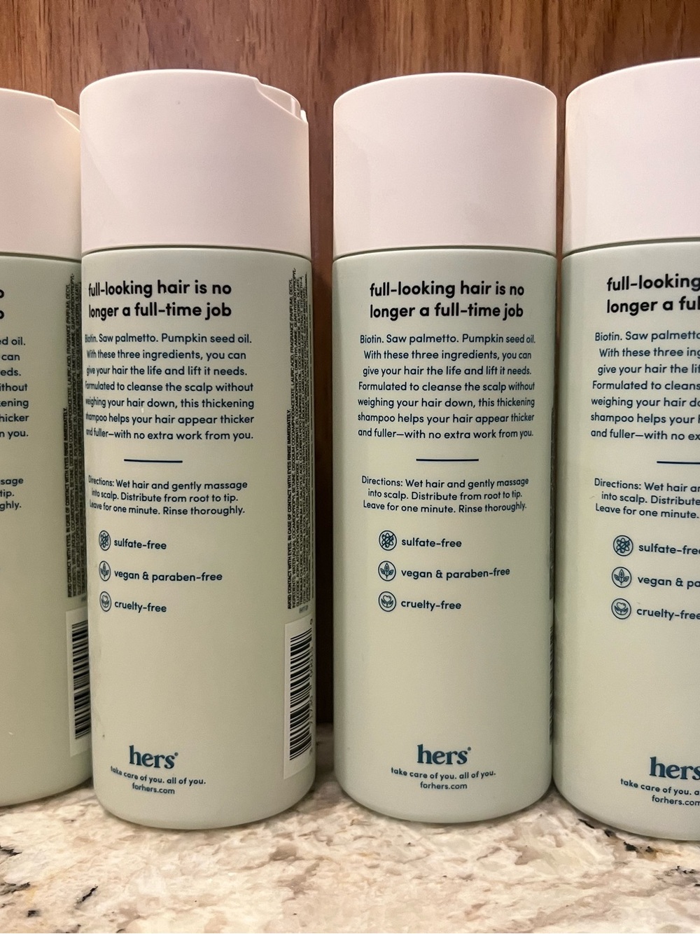 Hers Triple Threat Shampoo - Cream/Light Green - Picture 6 of 7